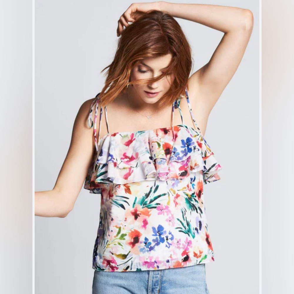 Amanda Uprichard Fifer Floral Top